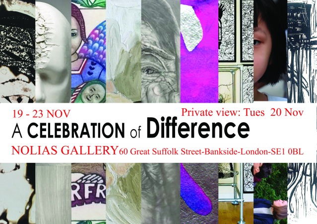 "CELEBRATION OF DIFFERENCE", Group Show, November 2018